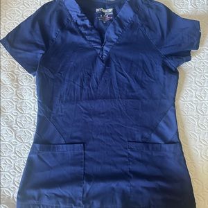 Dark blue Grey’s Anatomy scrub top